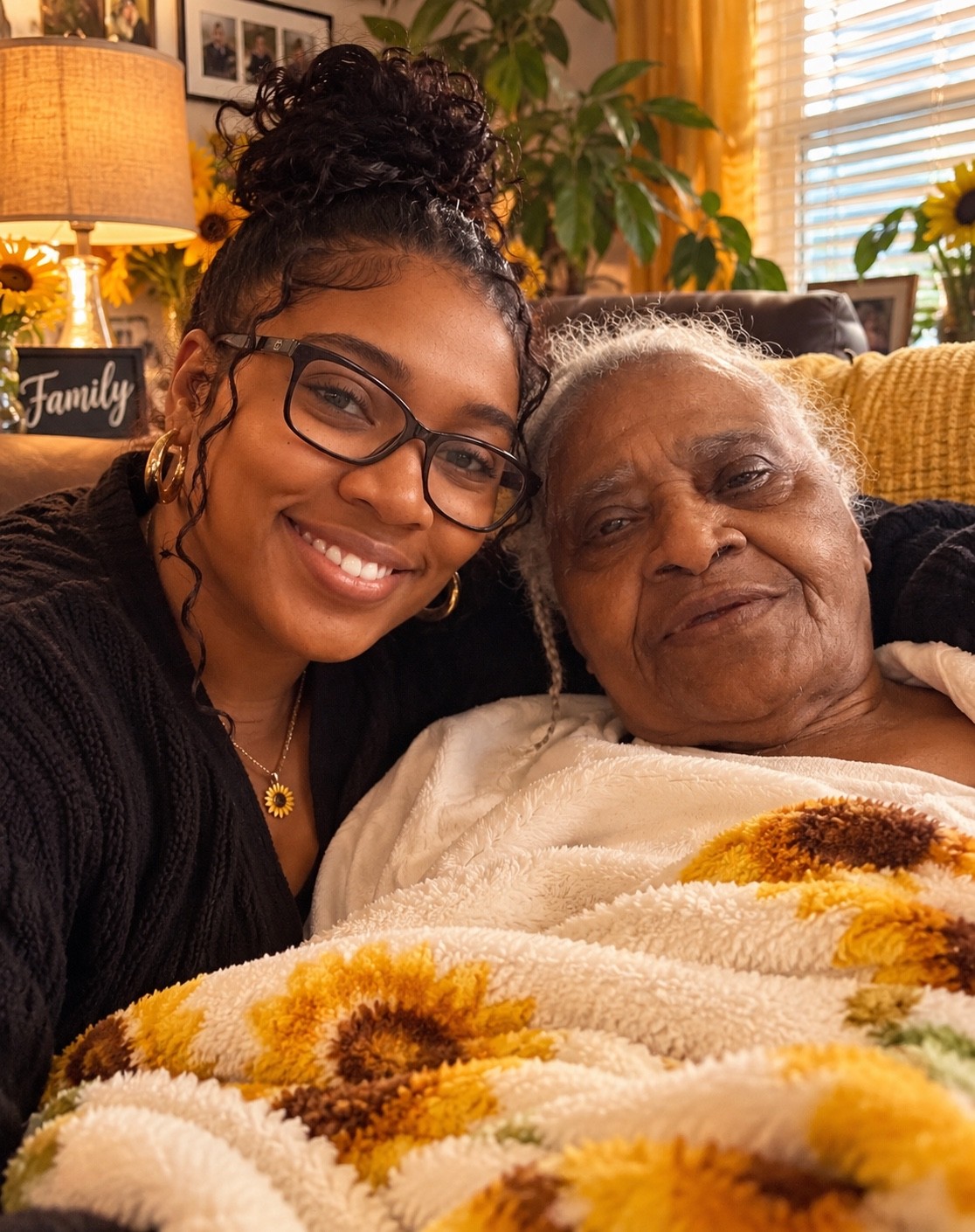 A cherished family moment with Alberta Heard and her granddaughter