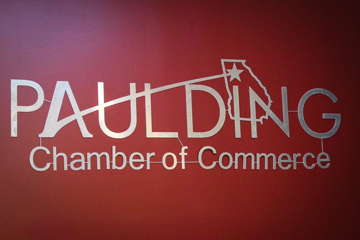 Paulding Chamber of Commerce sign
